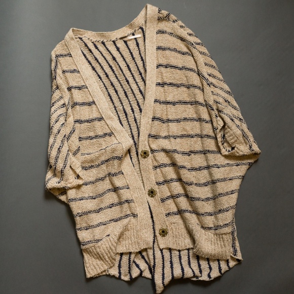 Free People Sweaters - EUC Free People Doleman striped cardigan
